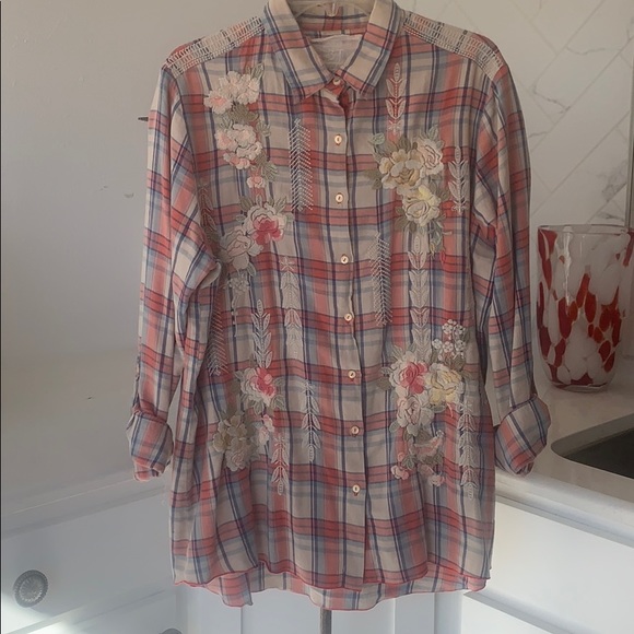 Johnny Was Tops - Beautiful Johnny Was / 3J Workshop tunic